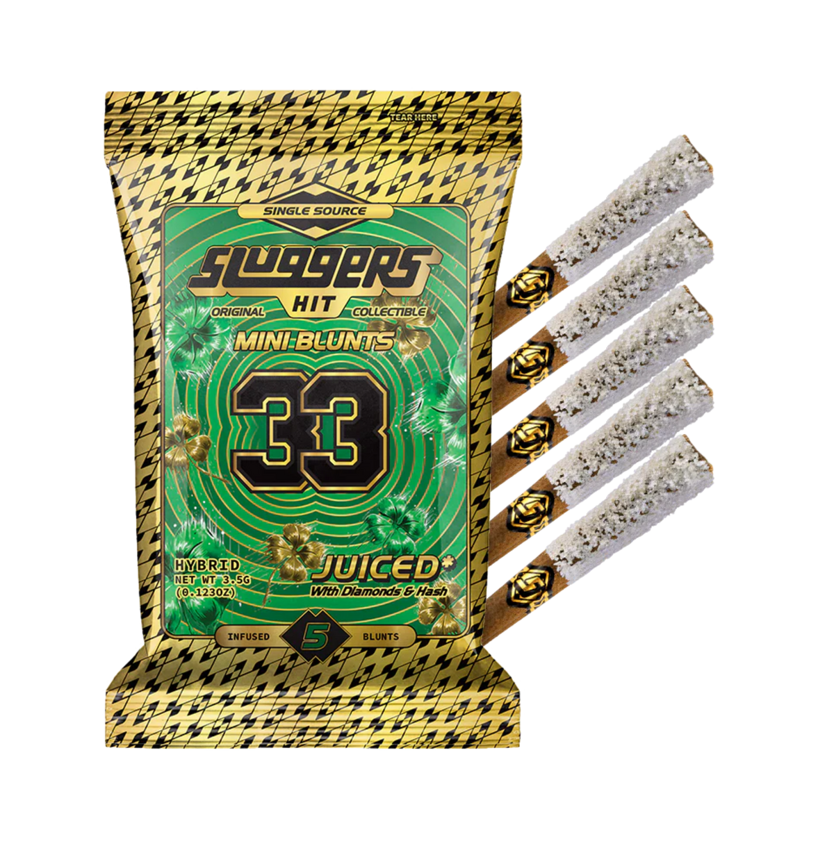 Sluggers 5 Joints Infused - Total 3.5g (Premium)