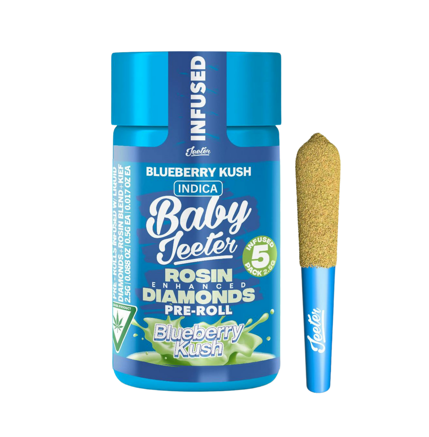 Baby Jeeter Rosin Diamonds - 5 pre-rolls ¡Original!