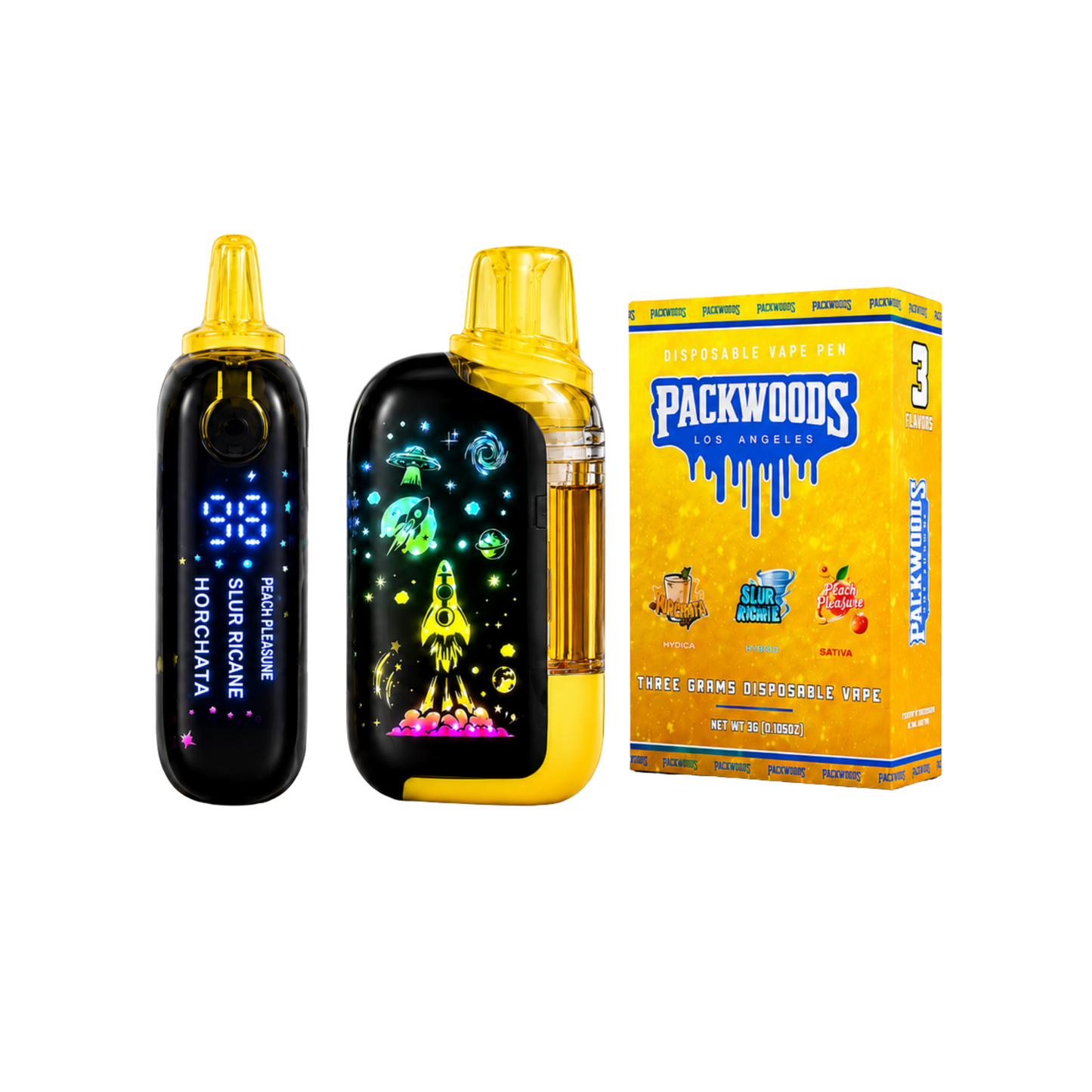 PackWoods Los Angeles - 3 Sabores - 3g