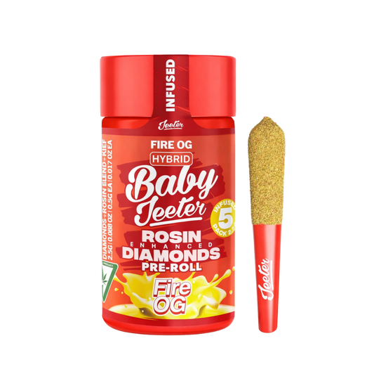 Baby Jeeter Rosin Diamonds - 5 pre-rolls