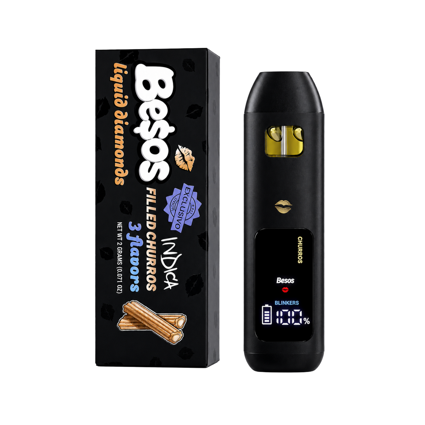Be$os Liquid Diamons - Doble sabor ¡Original!