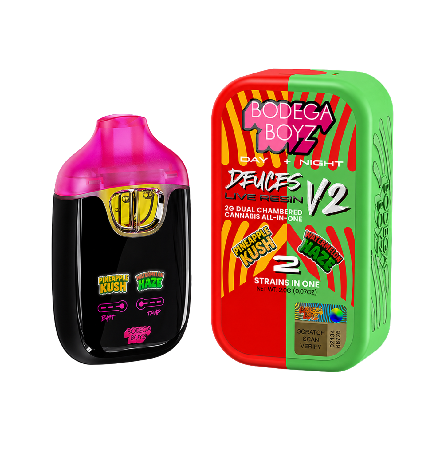 Bodega Boyz 2g - Doble sabor ¡Original!