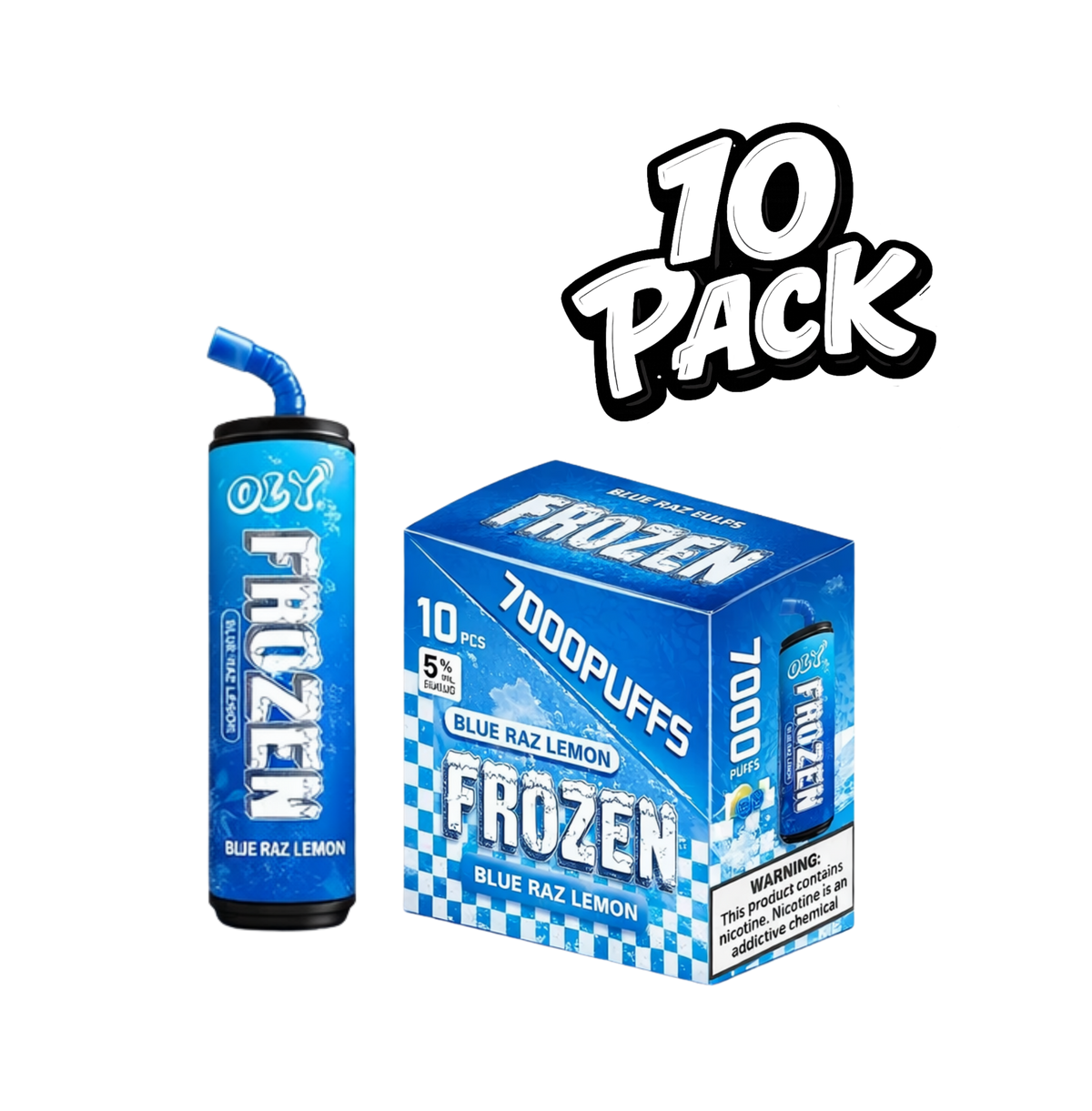 Frozen 7000 Hits (Caja con 10 Pz) - Sabores al azar