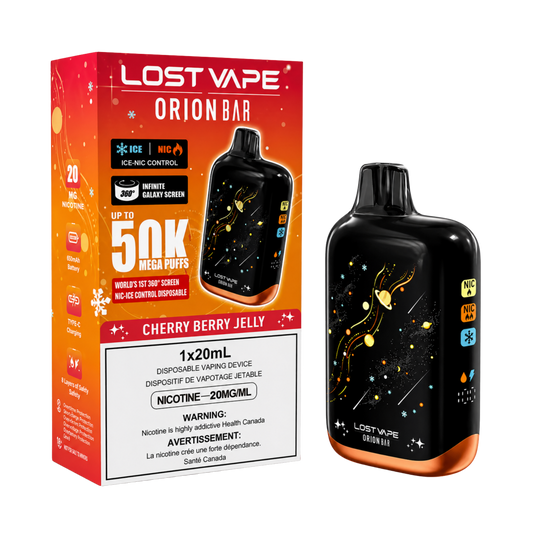Lost Vape Orion Bar 50000 Hits - Pantalla 360°