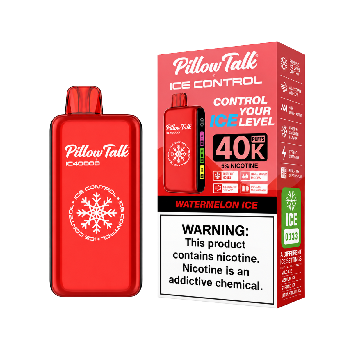 Pillow Talk Ice Control 40k Hits